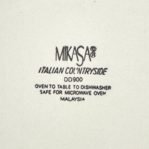 Mikasa Italian Countryside DD900 Dinner Plates-Excellent-Set of 5 - Picture 6 of 6